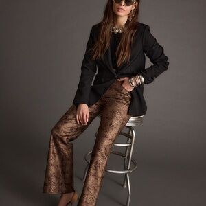 12th Tribe After Hours Coated Leopard Pants Size SS